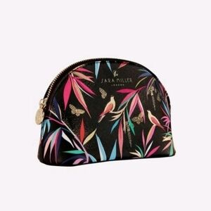Black Multicolor Cosmetic Bag